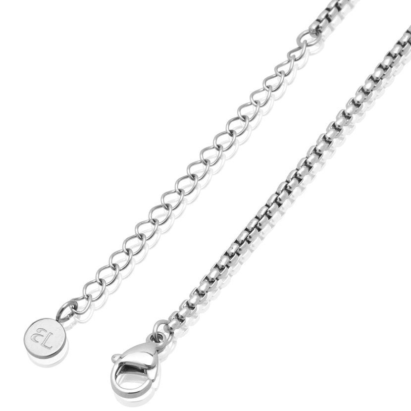 Fine Chain Custom Name Necklace (Silver)