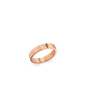 Crystal Heart Ring (Rose Gold)