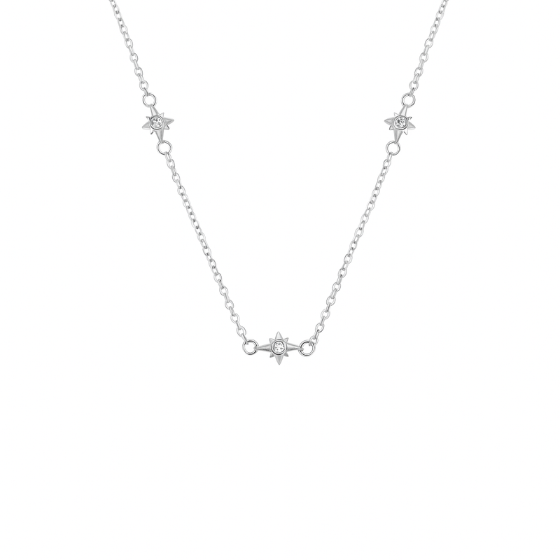 Written In The Stars Chain Necklace (Silver)