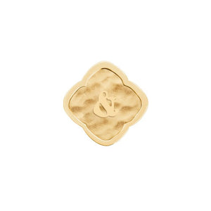 Rosette Molten Clover Charms (Gold) - &