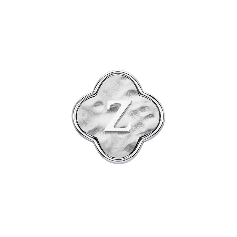 Molten Clover Charms (Silver) - Initials