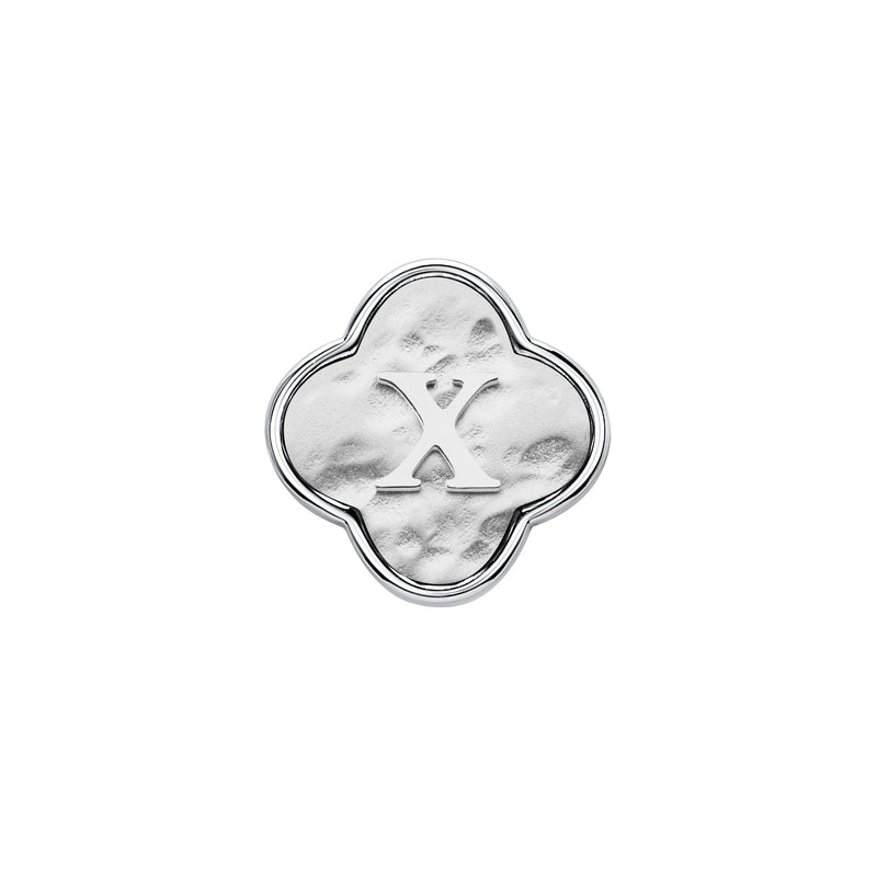Molten Clover Charms (Silver) - Initials