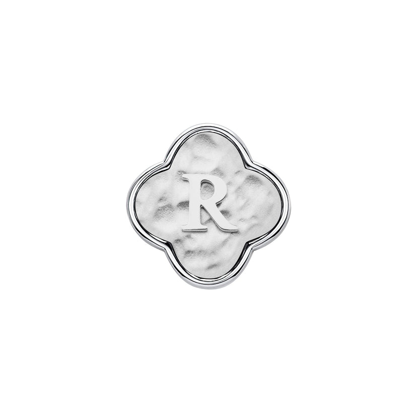 Molten Clover Charms (Silver) - Initials