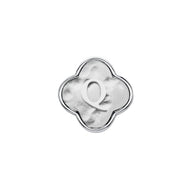 Molten Clover Charms (Silver) - Initials