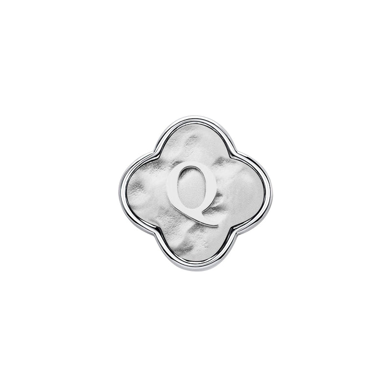 Molten Clover Charms (Silver) - Initials