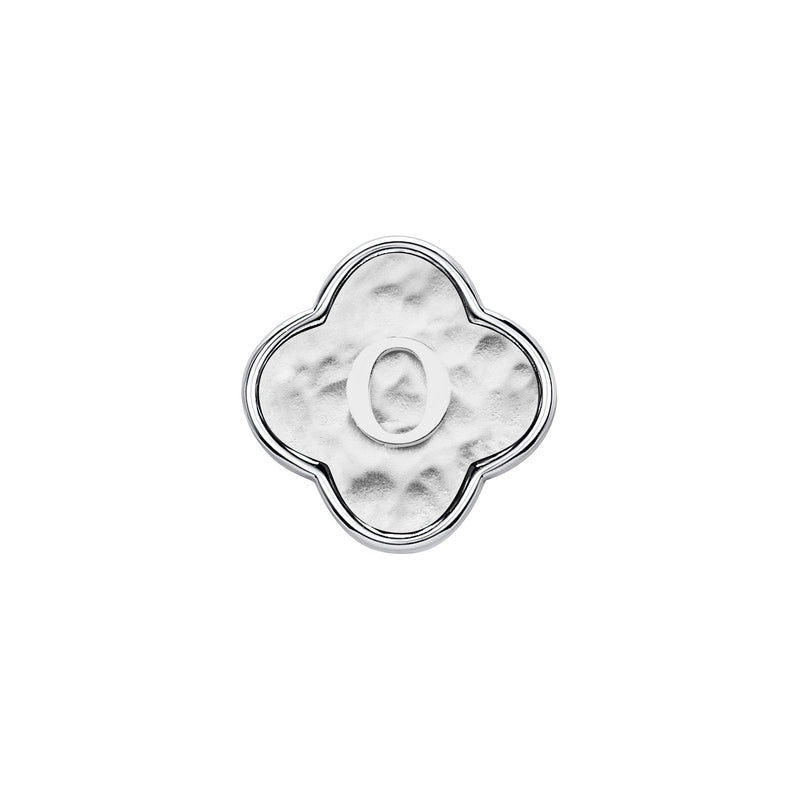 Molten Clover Charms (Silver) - Initials