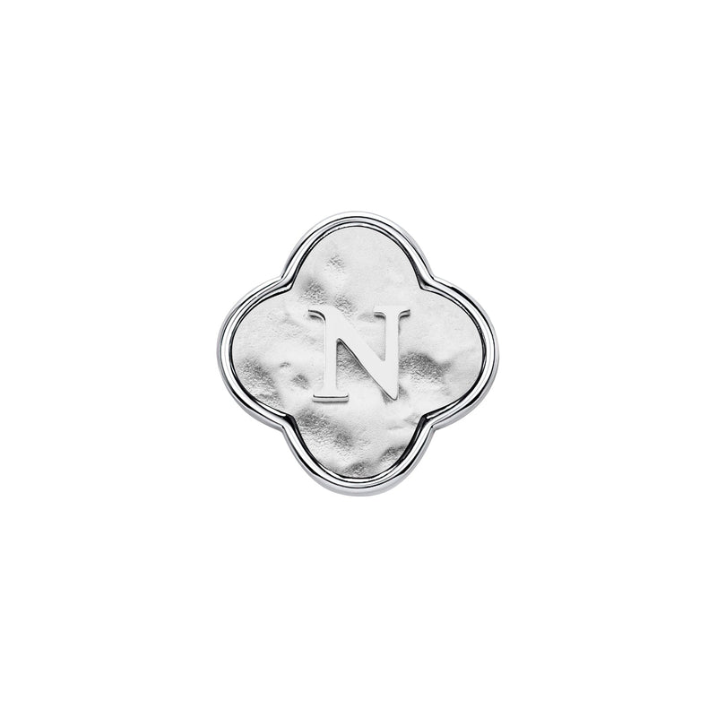 Molten Clover Charms (Silver) - Initials