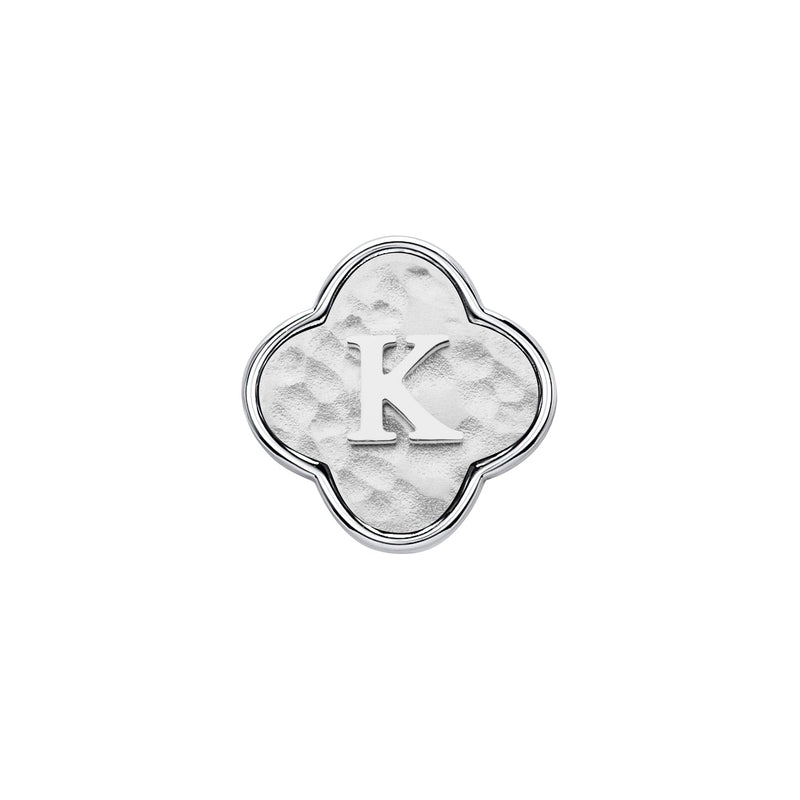 Molten Clover Charms (Silver) - Initials