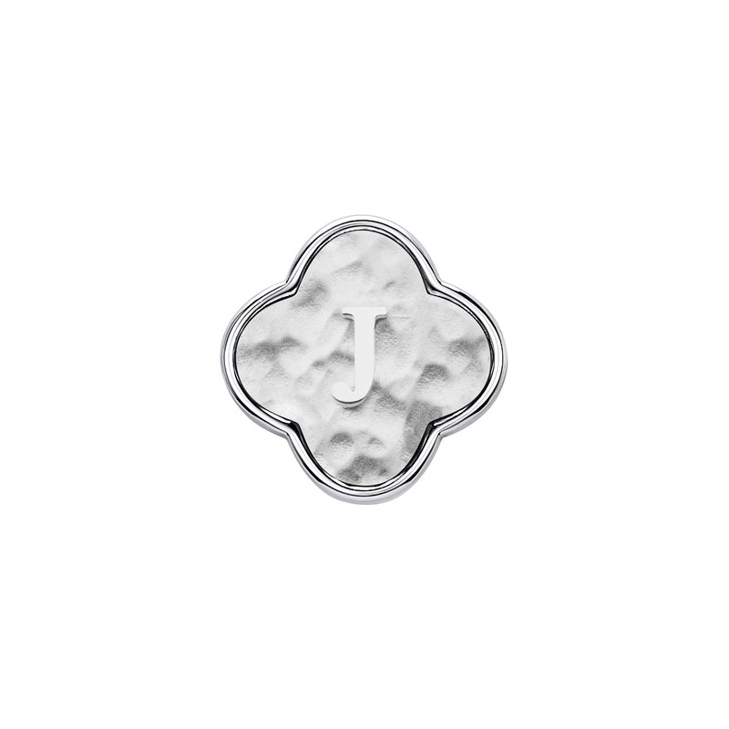 Molten Clover Charms (Silver) - Initials