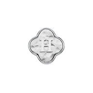 Molten Clover Charms (Silver) - Initials