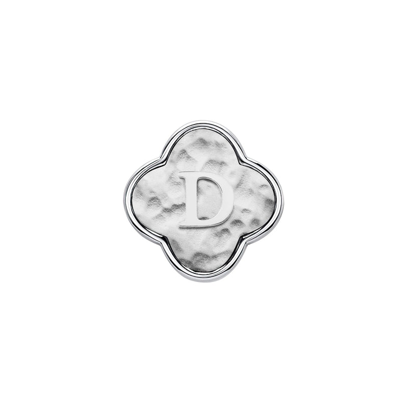 Molten Clover Charms (Silver) - Initials