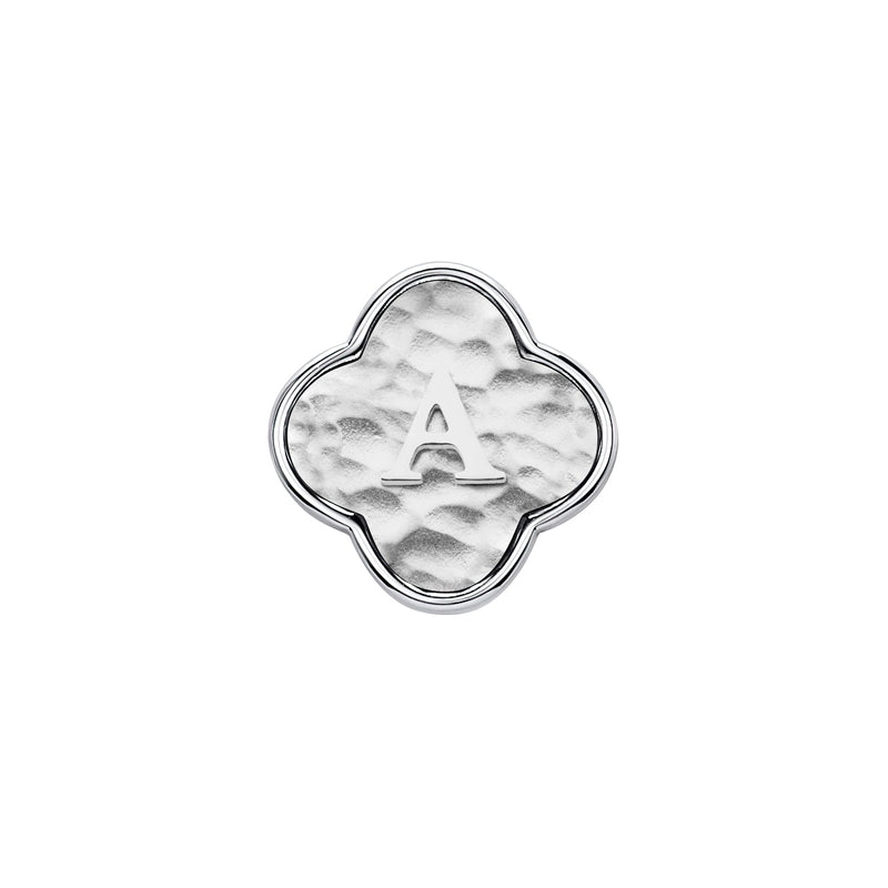 Molten Clover Charms (Silver) - Initials