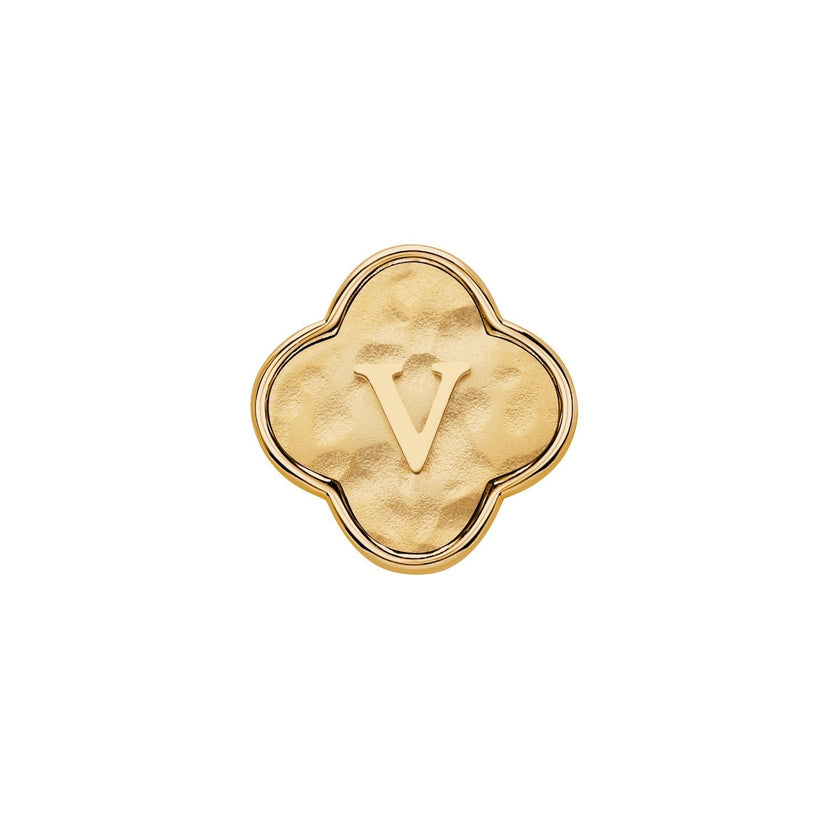Molten Clover Charms (Gold) - Initials