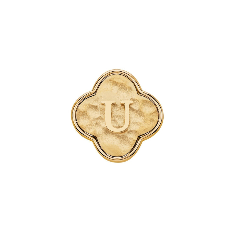 Molten Clover Charms (Gold) - Initials