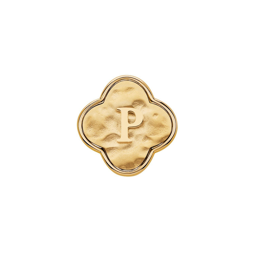 Molten Clover Charms (Gold) - Initials
