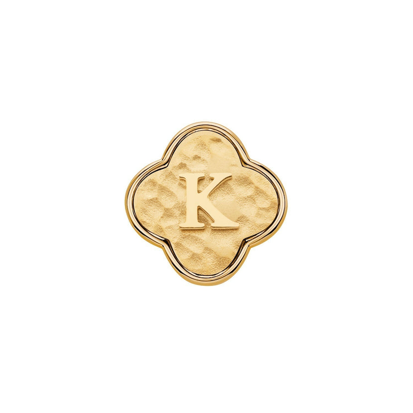 Molten Clover Charms (Gold) - Initials