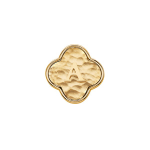 Molten Clover Charms (Gold) - Initials