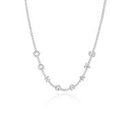 "Congrats" Necklace (Silver)