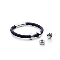 Men's Engravable Bracelet Charm (Silver)