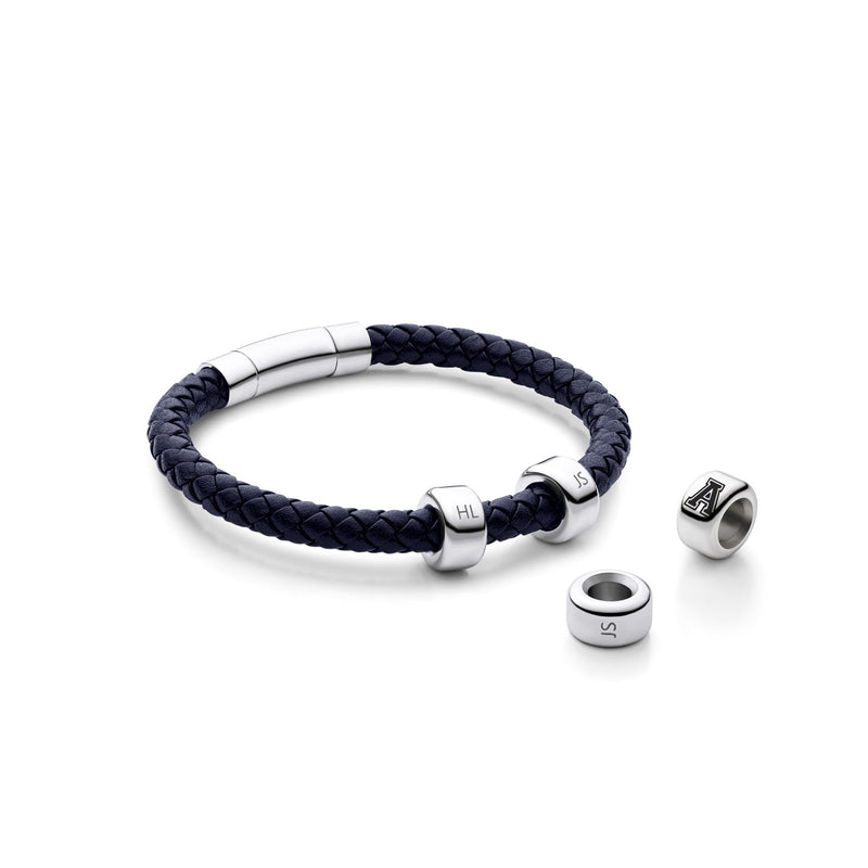 Men's Engravable Bracelet Charm (Silver)