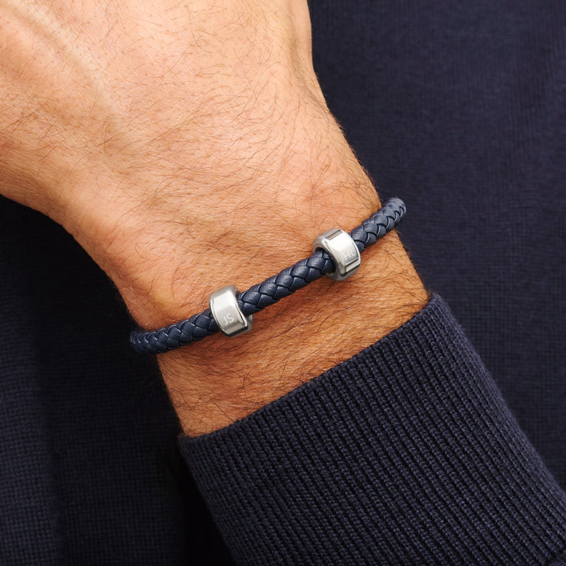 Men's Engravable Bracelet Charm (Silver)