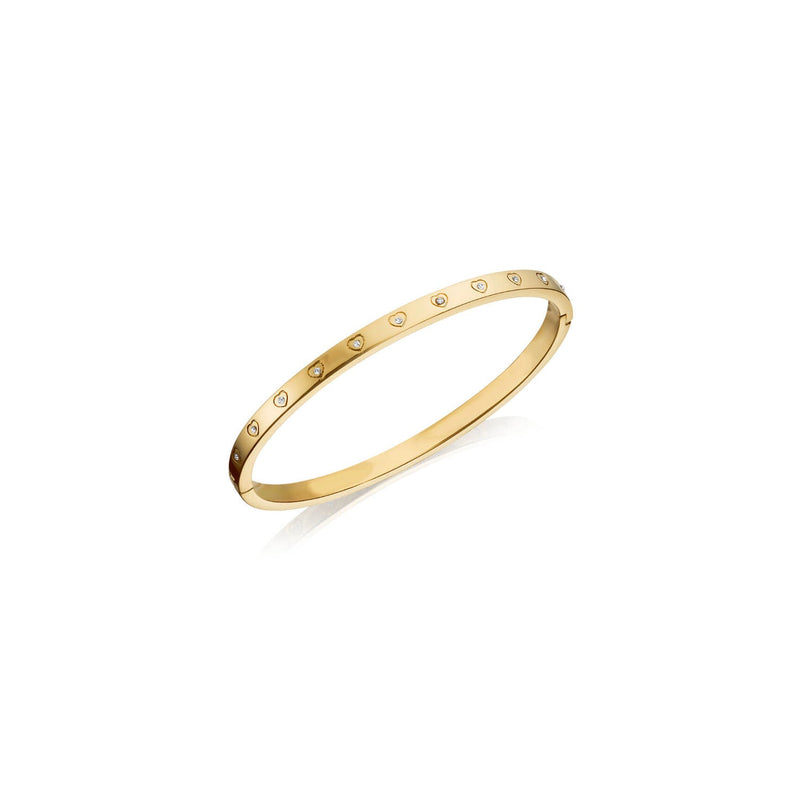 Essence Pavé Watch & Bracelet Set (Two Tone)