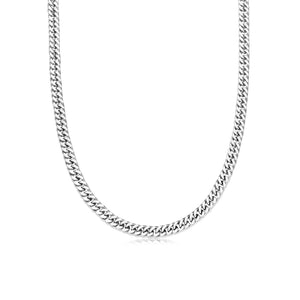 Curb Chain Necklace (Silver)