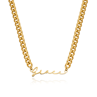 Signature Name Necklace (Gold) (Copy)