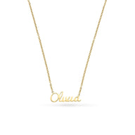Cursive Name Necklace (Gold)