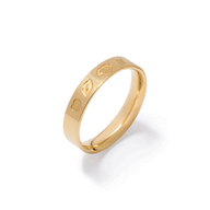 Custom Stamped Ring (Gold)