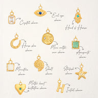 Made Mine Ocean Charm Necklace (Gold)