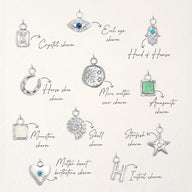 Custom Hanging Ocean Charm Bracelet (Silver)