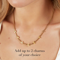 Paperclip Custom Name Necklace (Gold)