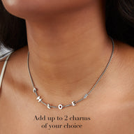 Fine Chain Custom Name Necklace (Silver)