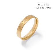 Custom Stamped Ring (Gold)