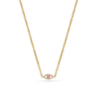 Custom Evil Eye Necklace (Gold)