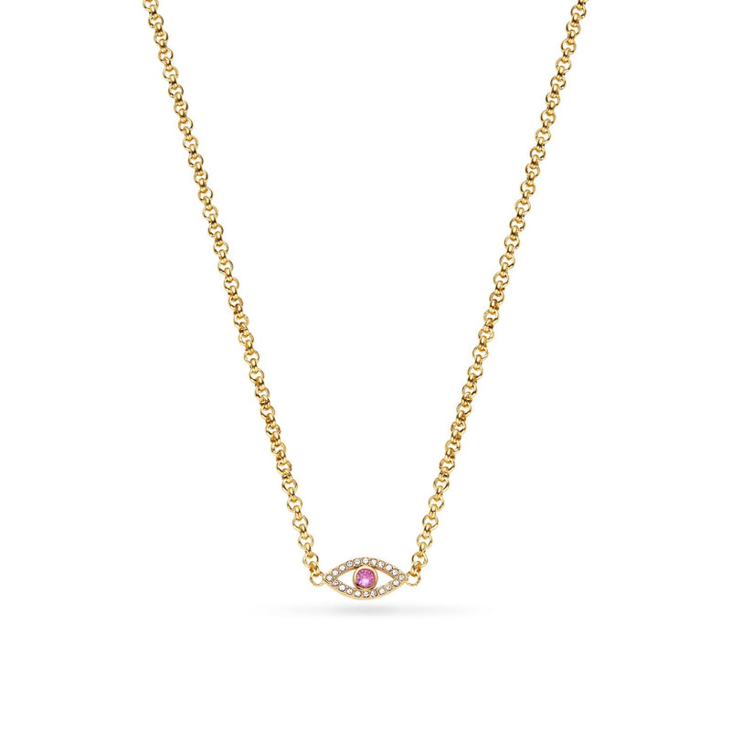 Custom Evil Eye Necklace (Gold)