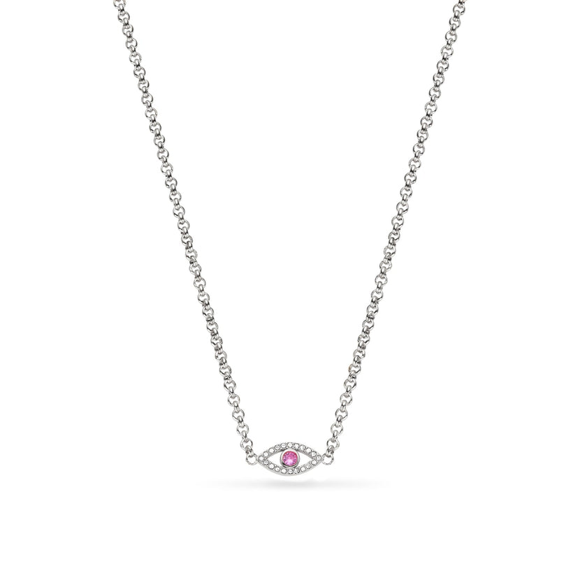 Custom Evil Eye Necklace (Silver)