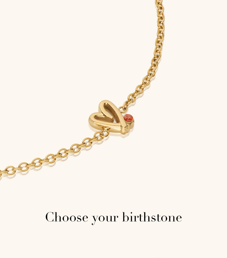 Stacey's Stories Doodle Heart Bracelet (Gold)