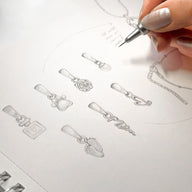 Stacey's Stories Doodle Heart Pendant (Silver)