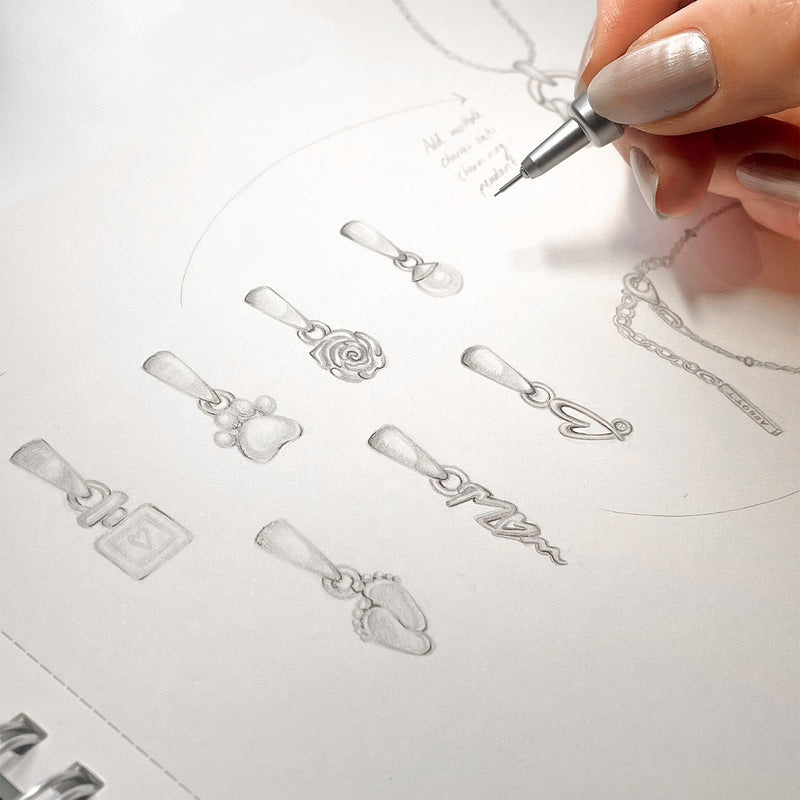 Stacey's Stories Initial Pendant (Gold)