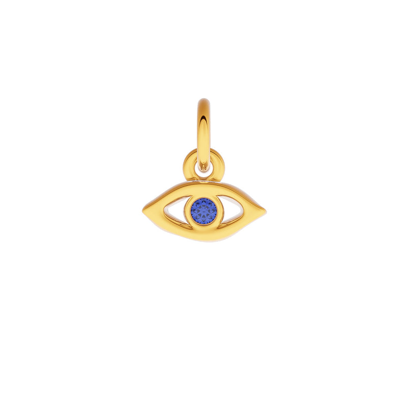 Made Mine Fine Charm - Molten Evil Eye (Gold)