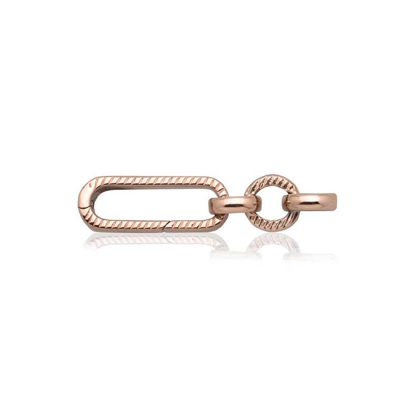 1.5-Inch Figaro Chain Extender (Rose Gold)