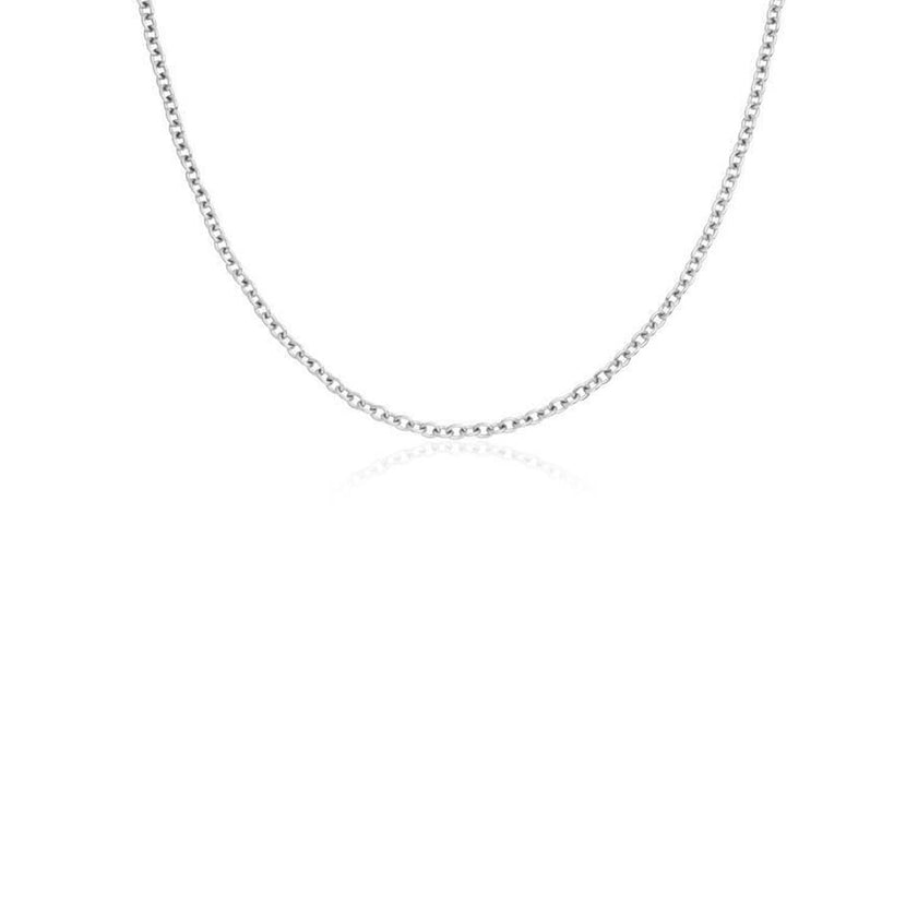Layering Fine Chain Necklace (Silver)