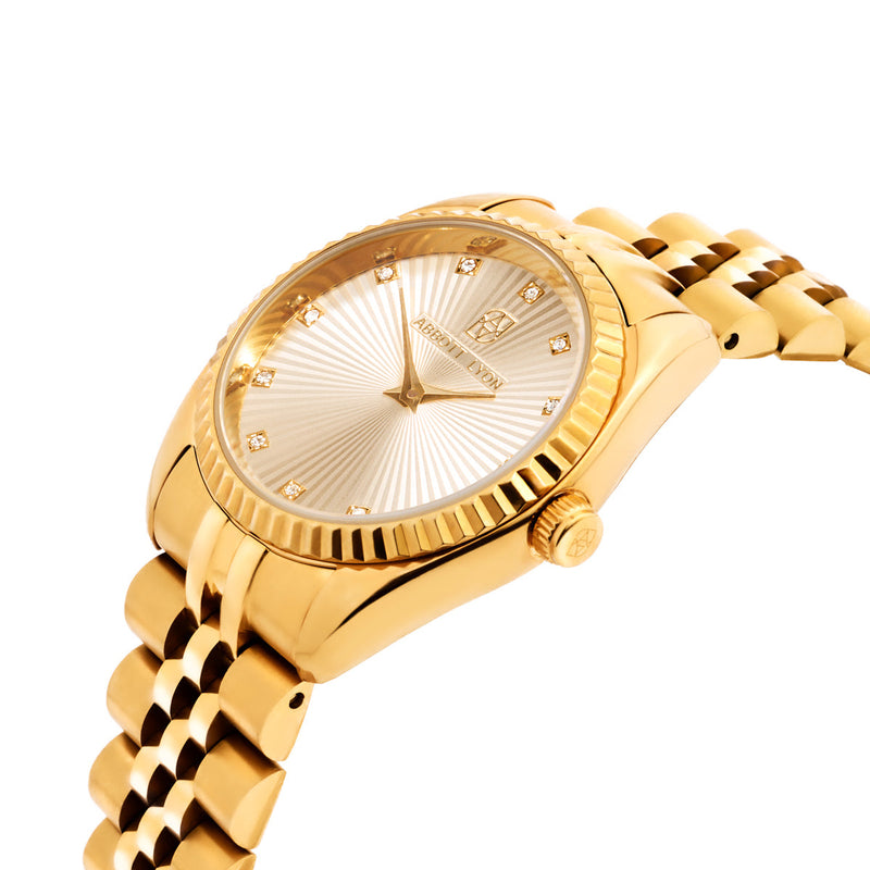 Fluted Belgravia 30 Watch (Gold)