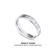 Own Way Monogram Ring (Silver)