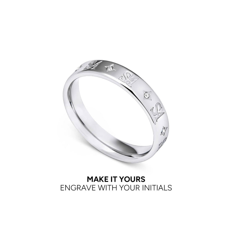 Own Way Monogram Ring (Silver)