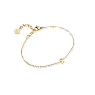 Mini Initial Bracelet (Gold) (CS Replacement)