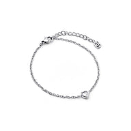 Crystal Heart Bracelet (Silver) (CS Replacement)