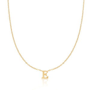 Mini Initial Necklace (Gold)